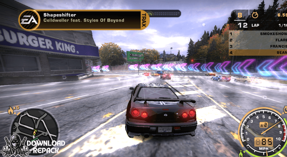 NFS Most Wanted 2005 Free Download